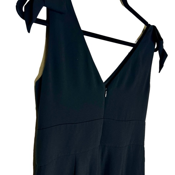NEW J. Crew Jalopy Bow-Embellished Crepe Jumpsuit in Black Size 4Petite - Picture 8 of 10